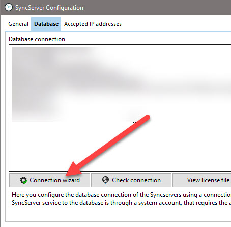 syncserver-database-connection-button